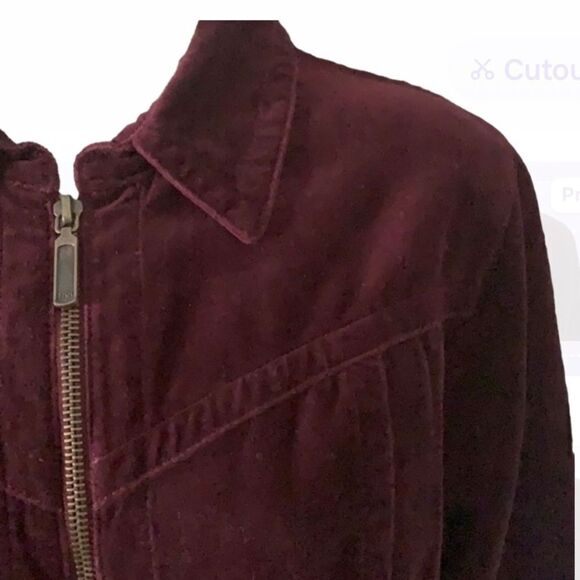 NWT Cabi plum velvet jacket, M - Picture 4 of 6